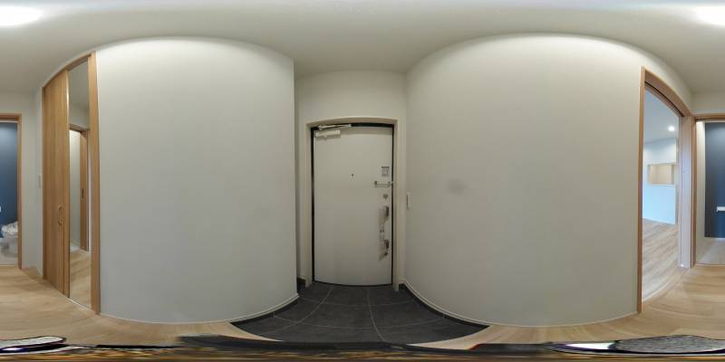 パノラマ画像玄関