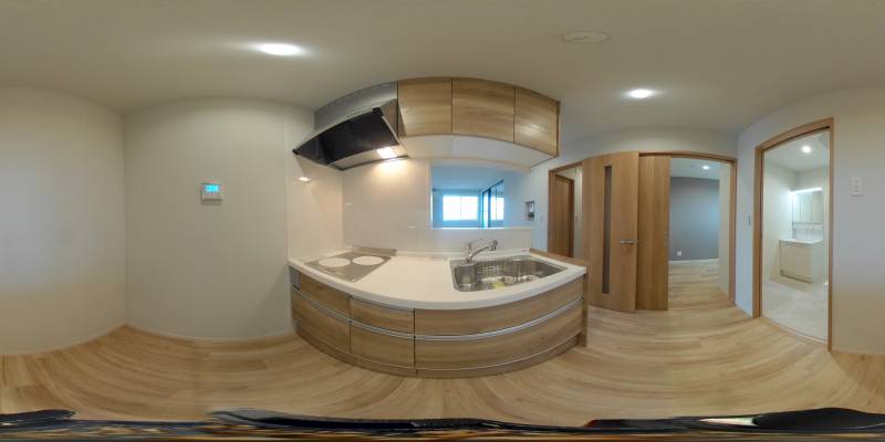 パノラマ画像キッチン