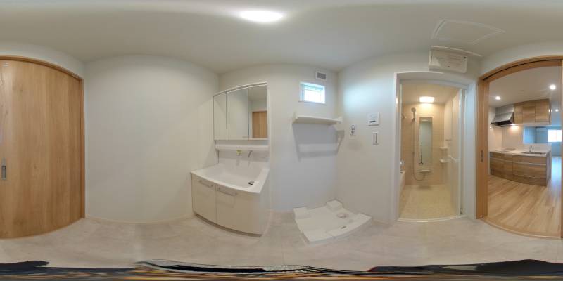 パノラマ画像洗面所