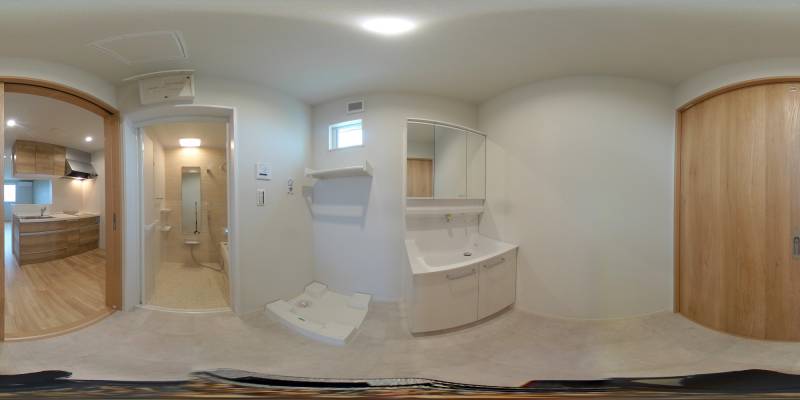 パノラマ画像洗面所