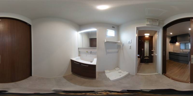 パノラマ画像洗面所