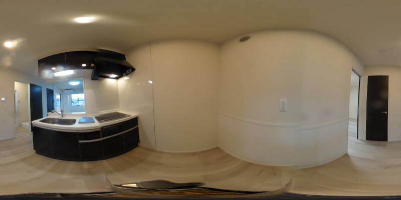 パノラマ画像キッチン