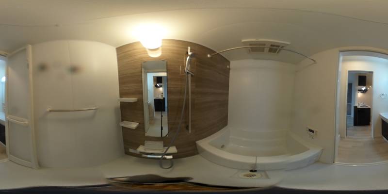 パノラマ画像バスルーム