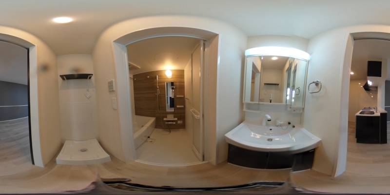 パノラマ画像洗面所