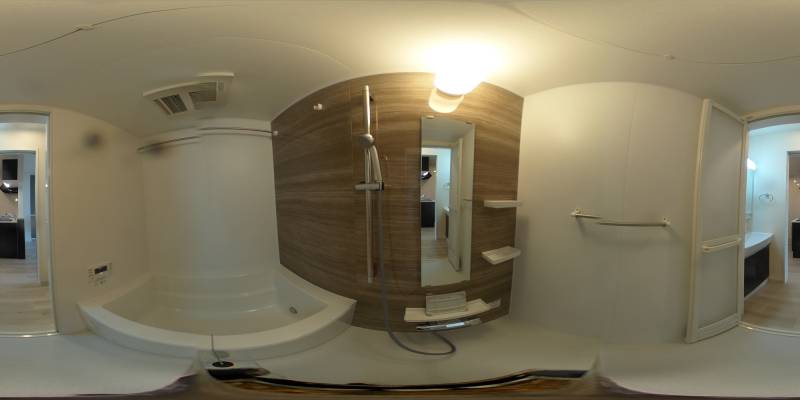 パノラマ画像バスルーム