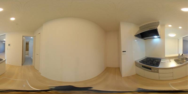 パノラマ画像キッチン