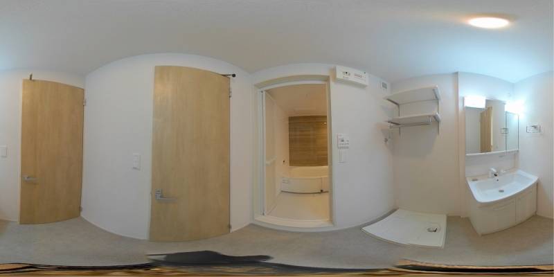 パノラマ画像洗面所