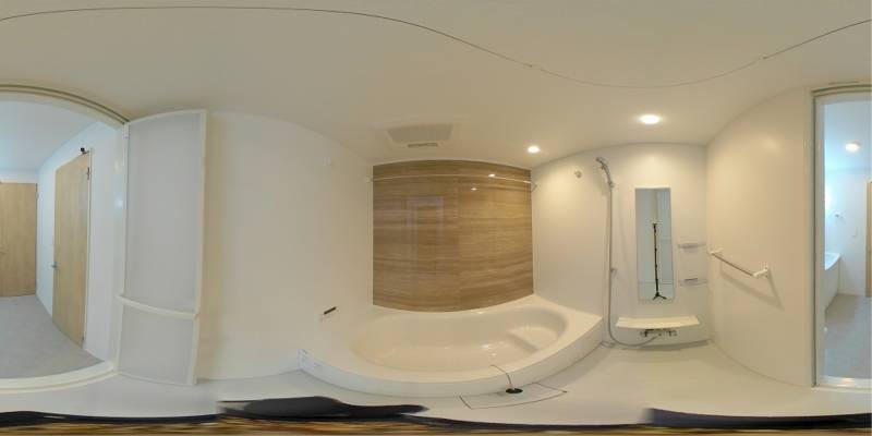 パノラマ画像バスルーム