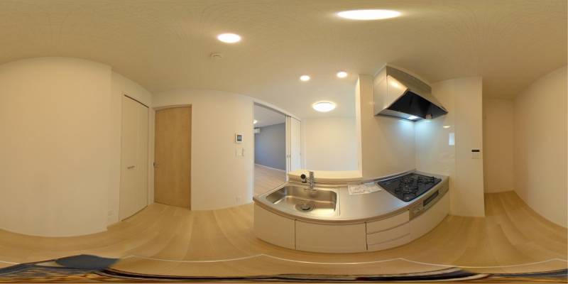 パノラマ画像キッチン