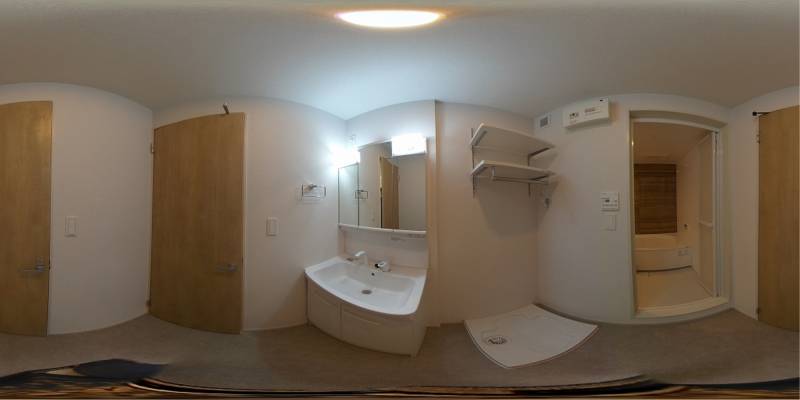 パノラマ画像洗面所