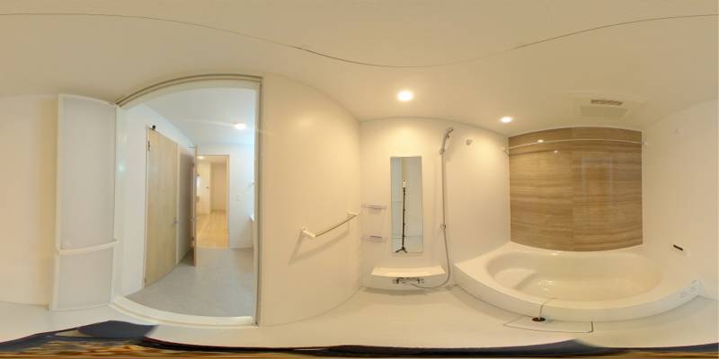 パノラマ画像バスルーム