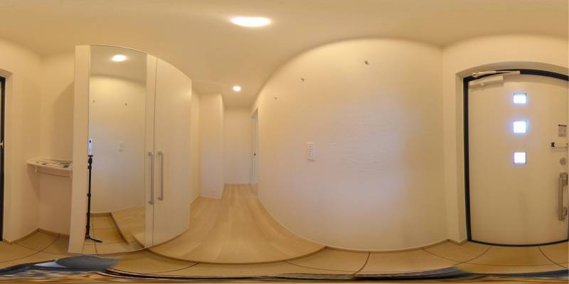 パノラマ画像玄関