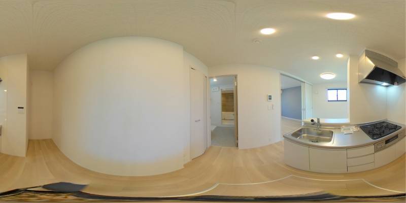 パノラマ画像キッチン