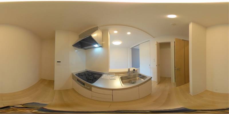 パノラマ画像キッチン