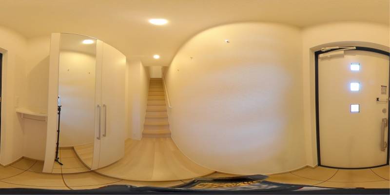 パノラマ画像玄関