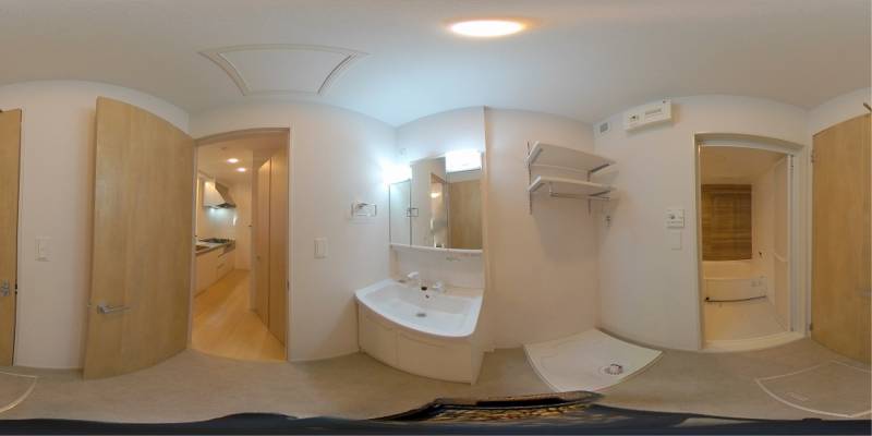 パノラマ画像洗面所