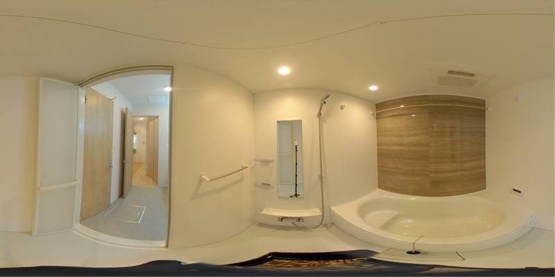 パノラマ画像バスルーム
