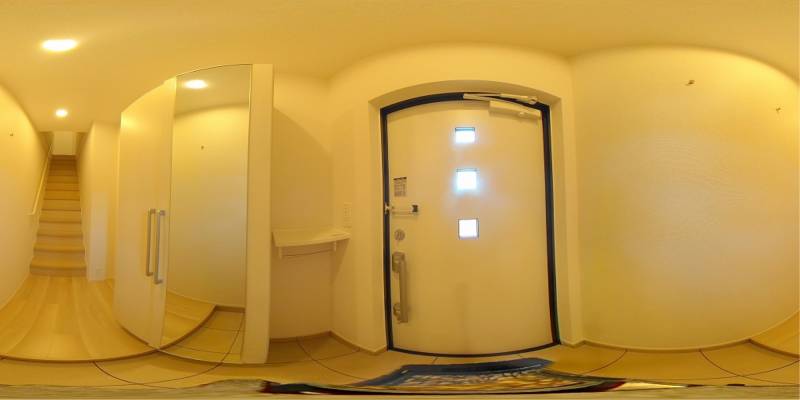 パノラマ画像玄関