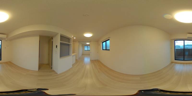 パノラマ画像洋室