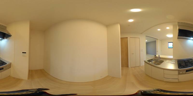 パノラマ画像洋室