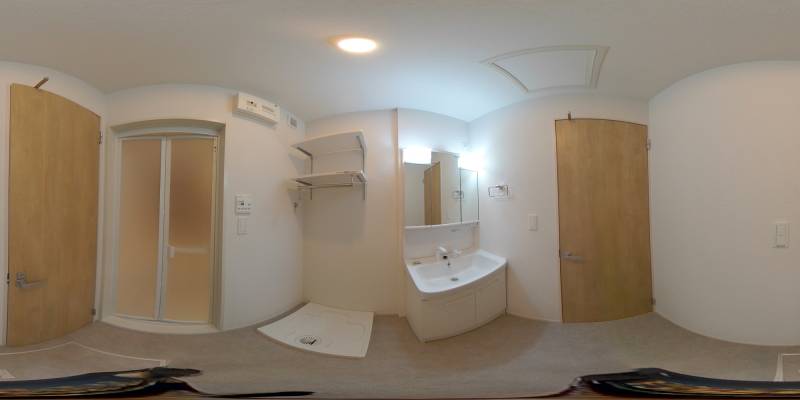 パノラマ画像バスルーム