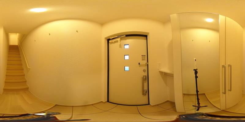 パノラマ画像玄関