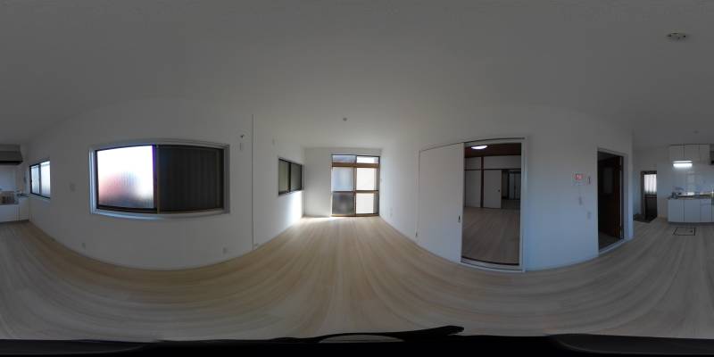 パノラマ画像リビング