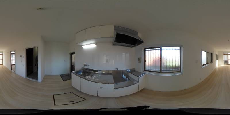 パノラマ画像キッチン