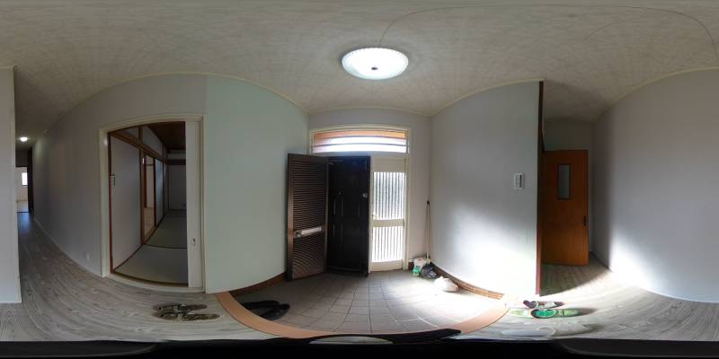 パノラマ画像玄関