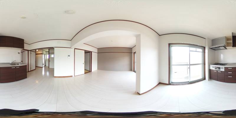 パノラマ画像キッチン