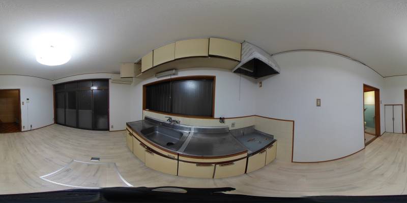 パノラマ画像キッチン