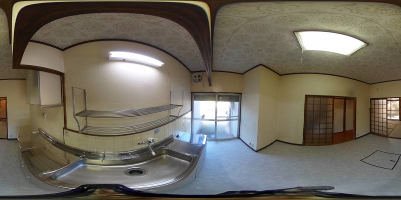 パノラマ画像キッチン