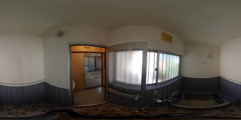 パノラマ画像バスルーム