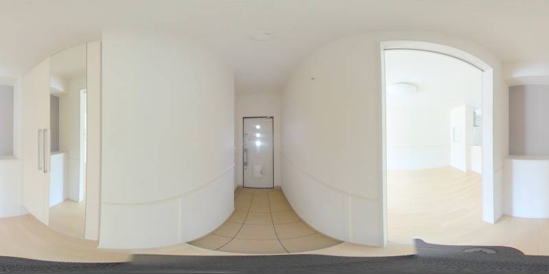 パノラマ画像玄関