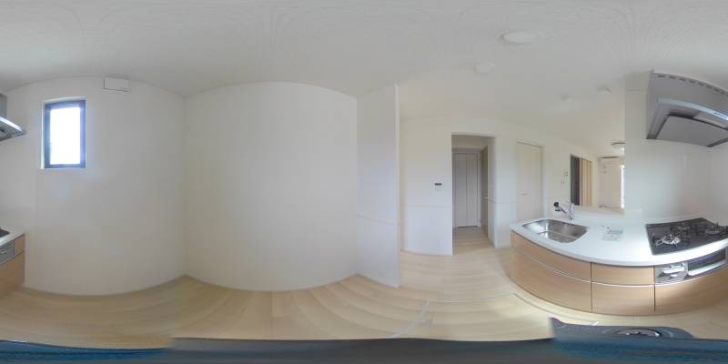 パノラマ画像キッチン