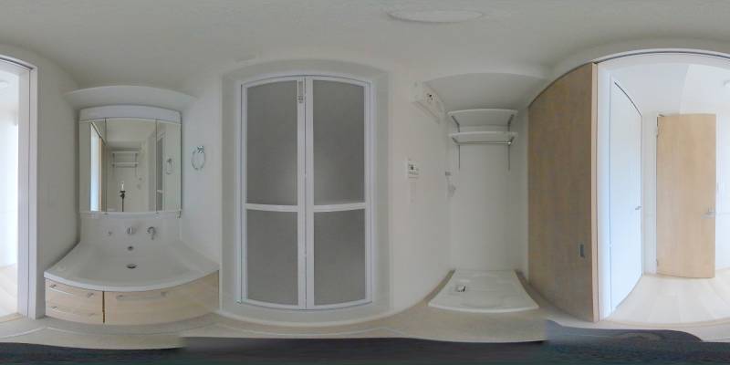 パノラマ画像洗面所