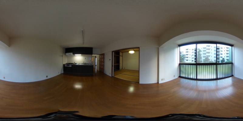 パノラマ画像リビング