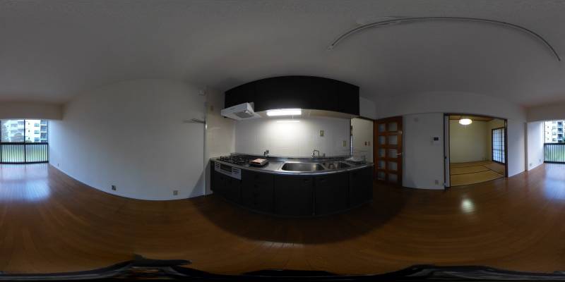 パノラマ画像キッチン