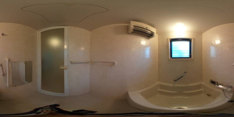 パノラマ画像バスルーム