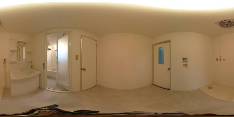 パノラマ画像洗面所