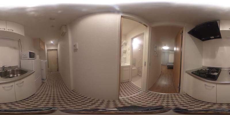 パノラマ画像キッチン