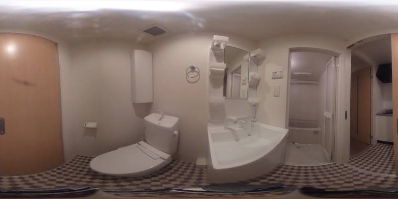 パノラマ画像洗面所