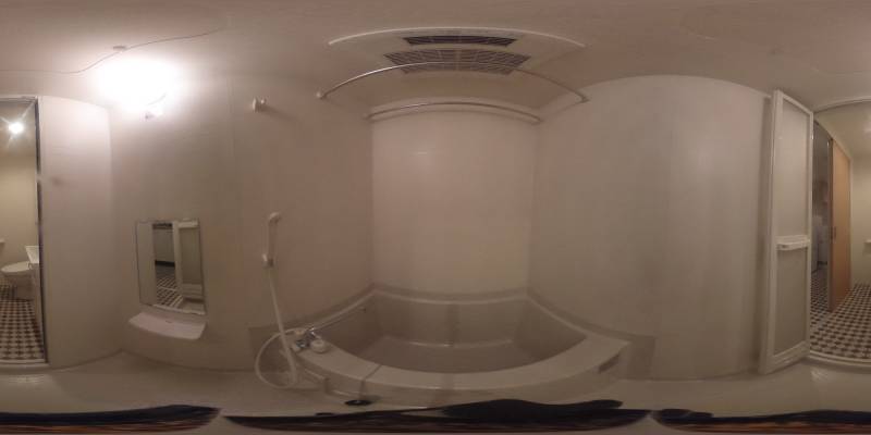 パノラマ画像バスルーム