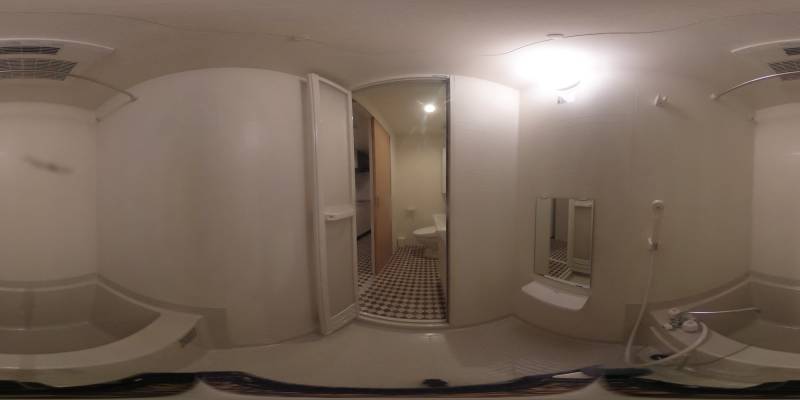 パノラマ画像バスルーム