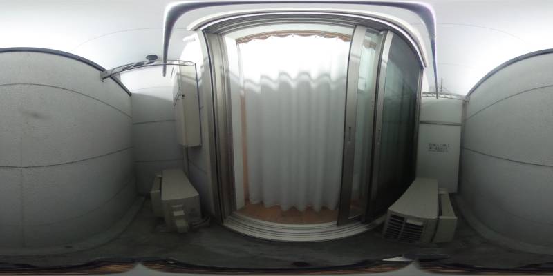 パノラマ画像バルコニー