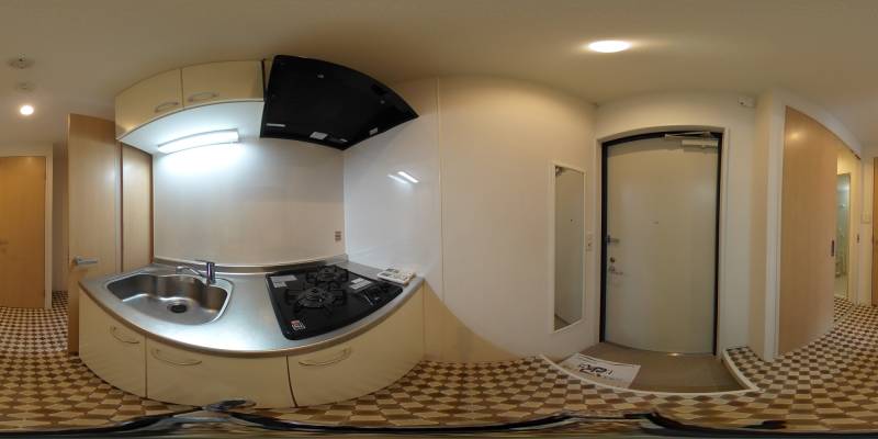 パノラマ画像キッチン