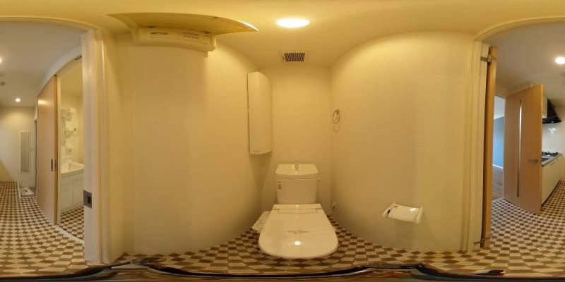 パノラマ画像トイレ