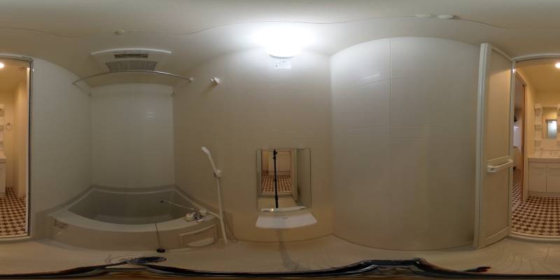 パノラマ画像バスルーム