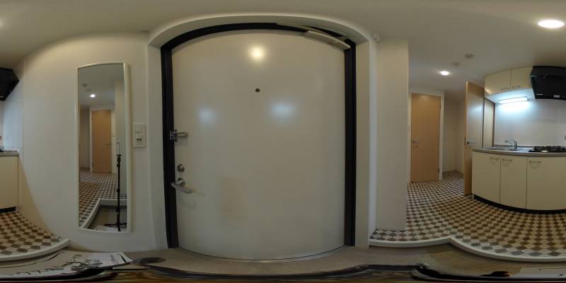 パノラマ画像玄関