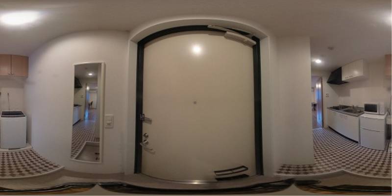 パノラマ画像玄関